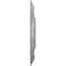 Ekena Millwork Blackthorn Medallion (Canopies up to 4 7/8"), 11 3/4"OD x 3 5/8"ID x 1"P, Ultra Pure White Crackle CM11BLUWC - alternate 2